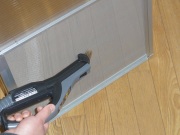 なまらアミード掃除中